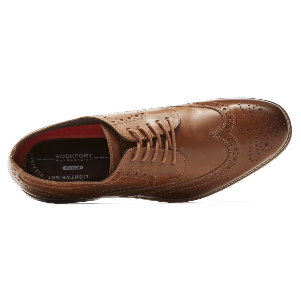 Rockport Snøre Sko Herre Brune - Style Purpose Wingtip - XUGJ35267